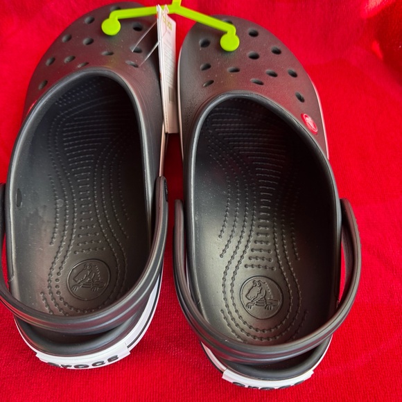 Crocs Crocband Classic Black Clogs. Men Size 9. Women Size 11 Brand New - Picture 7 of 13